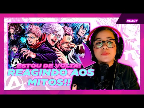 VOLTEI! Reagindo ao canal do Mito Anirap/ ♪ Shibuya | Jujutsu Kaisen | ESPECIAL URT