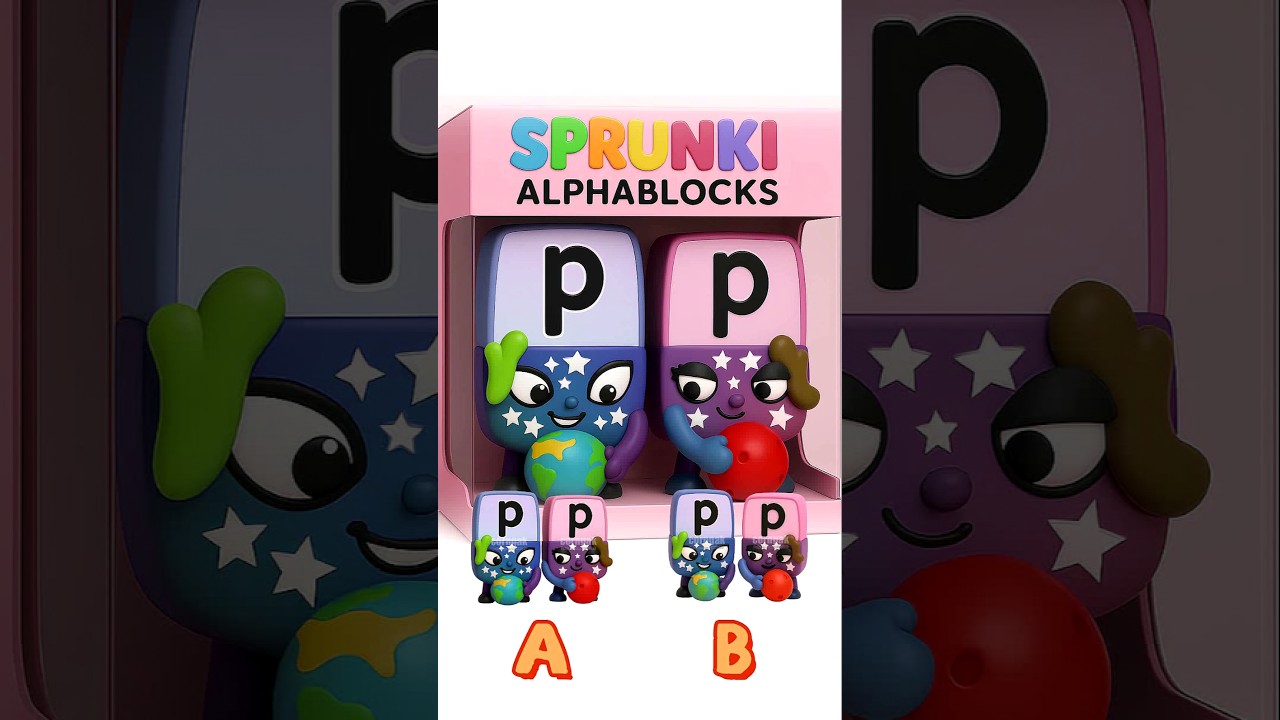Unboxing Sprunki Alphablocks "P" with Clay POP Toys 