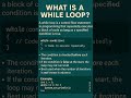 Explain WHILE AND DO WHILE LOOP IN JAVA INTERVIEW QUESTIONS #codinginterview #java #shorts#developer