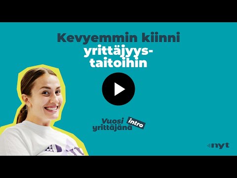 NYT Vuosi yrittäjänä Intro: opettajan käyttökoulutus 2025