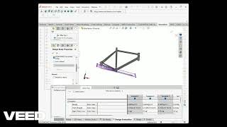 SOLIDWORKS CAD DESIGN EVALUATION OF BICYCLE FRAME