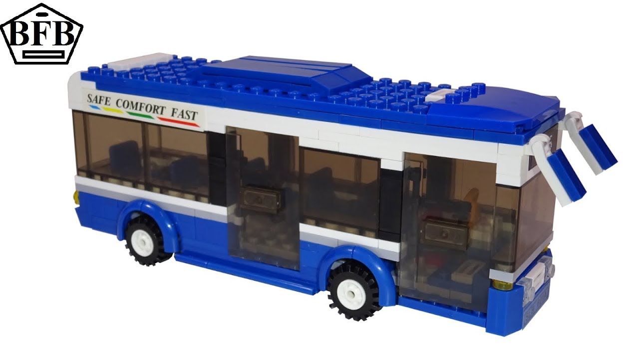 lego blue bus