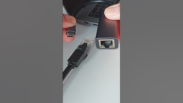 This is how to use USB-C to Gigabit Ethernet Adapter on the Apple MacBook | find out here #shorts