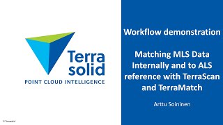 Matching Mobile LiDAR Data Internally and to Airborne Reference using TerraScan and TerraMatch