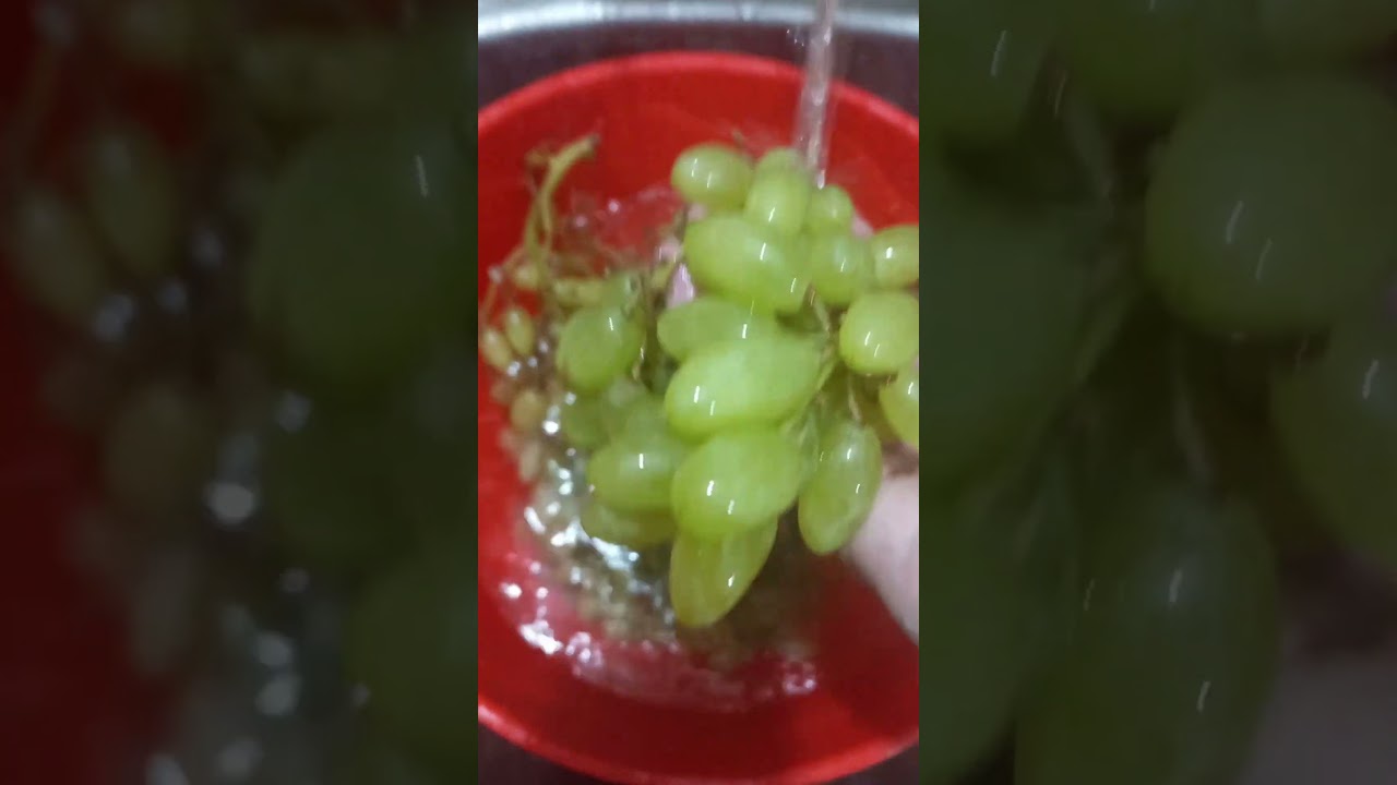 Asmr Washing Grapes 