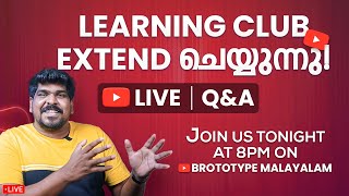 Learning Club LIVE Q&A | Learn coding for free in Malayalam