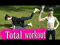 Fullbody workout for woman. Loose weight