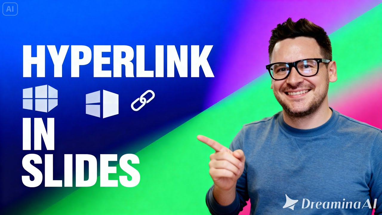 How to insert a hyperlink into your slides