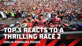 FIRST IMPRESSIONS: Podium finishers debrief Race 2 at Misano 🔥 | 2026 #EmiliaRomagnaWorldSBK 🇮🇹