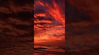 Orange Cloud Sunset #shorts #sunset #clouds #peacefulnoise