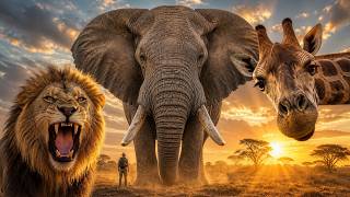 20 Biggest Animals on Earth 🦁🐘 Kids Video | Elephant, Whale, Rhino, Giraffe, Bison