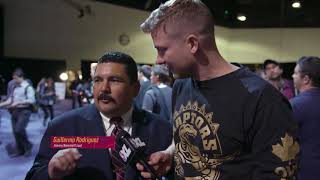Randy urban catches up with guillermo rodriguez from the jimmy kimmel
show to get some tips on talking lebron at nba all-star weekend.
#nbaxl subscribe to...