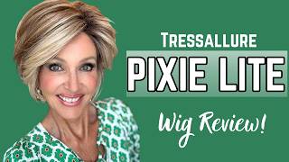 PERFECTION!🤩Tressallure PIXIE LITE|Caramel Cream Lighted EL12/22/R8 TLWIGS.COM code ANDI35 saves 35%
