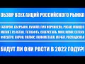 Газпром, Сбербанк, Лукойл, Татнефть, Северсталь, ММК, НЛМК, Сегежа, Магнит, X5, М.Видео, Русал и т.д