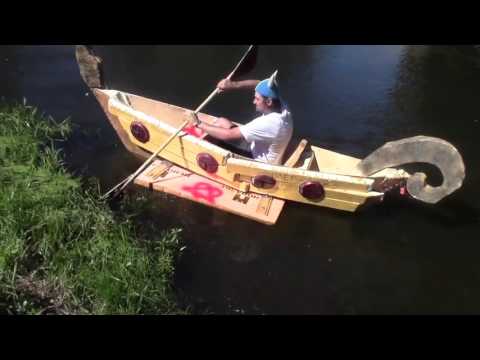 Как построить лодку викингов (драккар) своими руками
