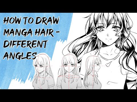 Como Desenhar Mangá: Gabaritos de Cabelos  Ponytail drawing, How to draw  anime hair, Drawings