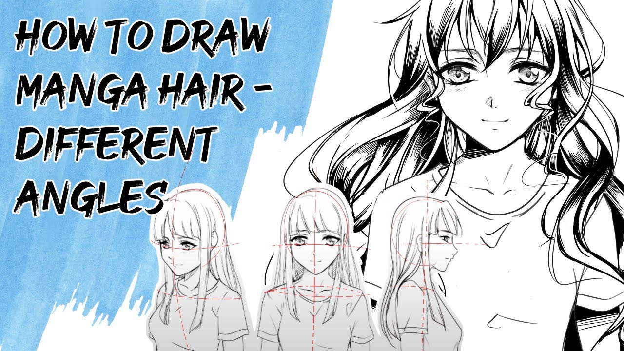 How to Draw Anime Girl Hair for Beginners, 6 Examples! – GVAAT'S