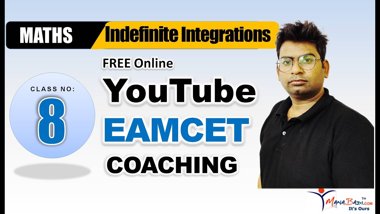EAMCET 2024 Free online class 8 ||  Indefinite Integrations || Preparation Tips, Short cuts