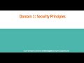 Part 2a - Domain 1 Security Principles ISC2 CC Course Certified in Cybersecurity by Haris Chughtai