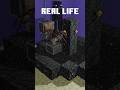 Minecraft vs Real LIfe 3D Simulation #minecraft #3d