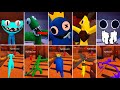 Rainbow Friends Chapter 2: ALL ENDING MONSTERS JUMPSCARES! (V's Roleplay)