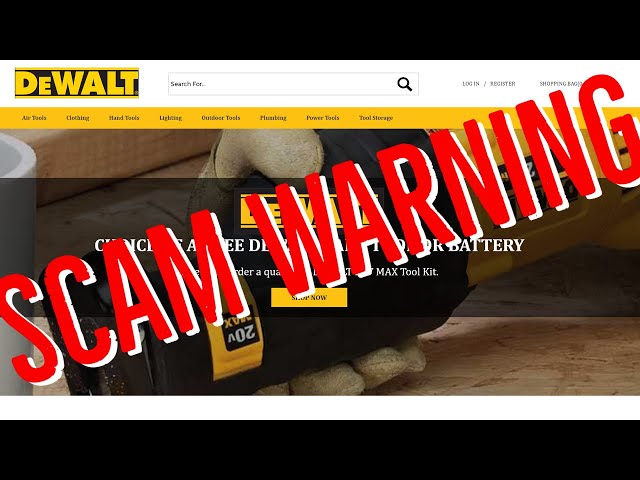 Beware DeWalt, Milwaukee power tool scams