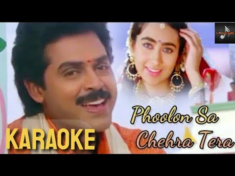 Phoolon sa chehra terakaraoke with lyricsanariudit narayan