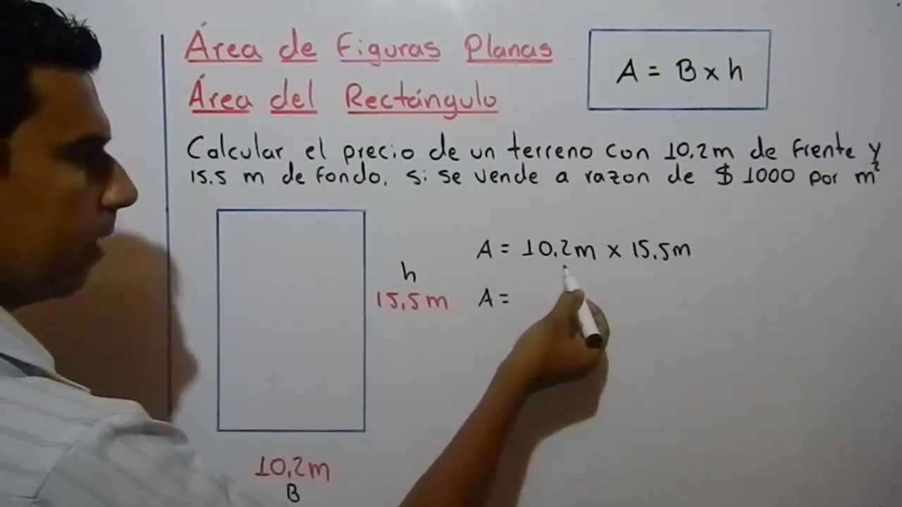 Calcular el area de un rectangulo