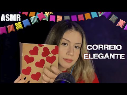 ASMR 💌CORREIO ELEGANTE DE FESTA JUNINA