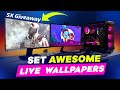 How to set awesome live wallpapers for pc 20245x giveaway