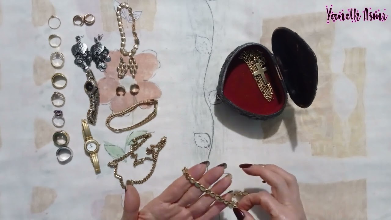 Asmr en español/ Mi colección de joyas, susurros relajantes