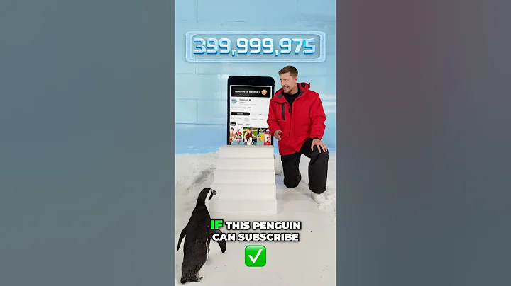 Can I Teach a Penguin To Subscribe?❤️😱 @MrBeast @Thakur_Blogs_t3z #reaction #memes # #fanpage
