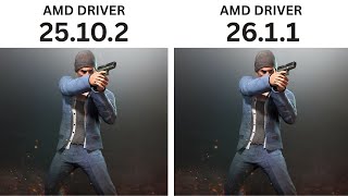 AMD Driver Update 26.1.1 Vs 25.10.2 RX 7800 XT  1440P Benchmark