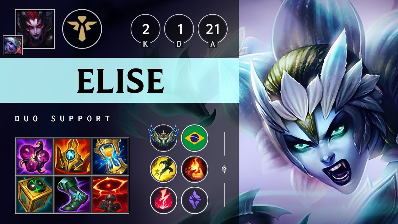 Elise Support vs Karma: Vision Controller - BR Challenger Patch 14.24