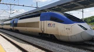 서울행 KTX-산천 844열차 서원주역 통과