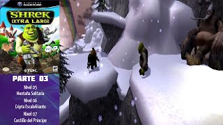 Shrek Extra Large (Gamecube) (Español) (100%) - Parte 03: Montaña, Cripta y Castillo Wealth