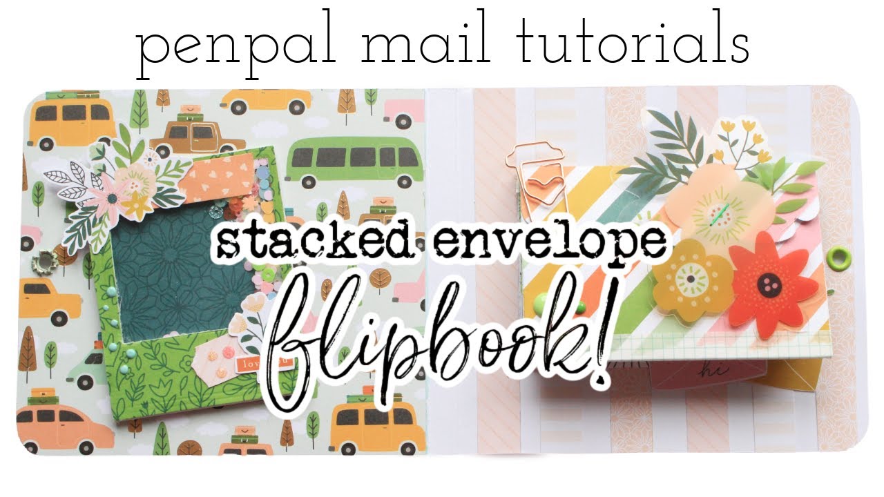 Проект «Друг по переписке»: книжка-раскладушка из сложенных конвертов!