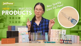 New Stationery From May 2025 At Jetpens New Sparkly Gl Dip Pens & Snoopy Gel Pens