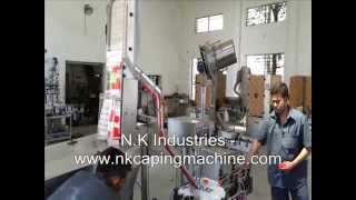 Screw capping machine with Cap feeder elevator