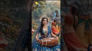 कान्हा की तिरछी नजरिया 👀😯 #radhakrishna #bhajan #shorts #viralshorts #trending #bhakti #ytshorts