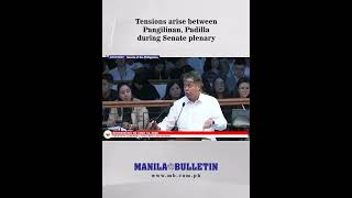 Tensions arise between Pangilinan, Padilla during Senate plenary