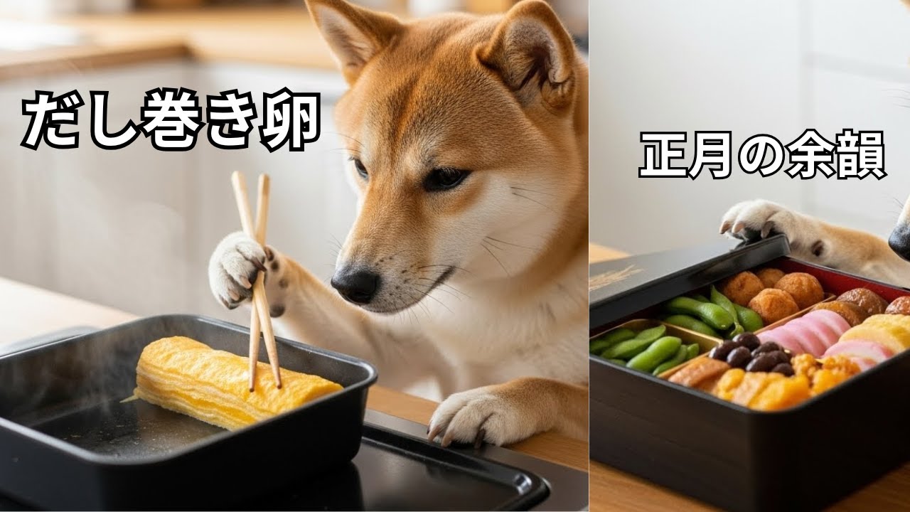 【癒し料理】正月の余韻と、いつもの朝｜ポチ食堂のだし巻き卵