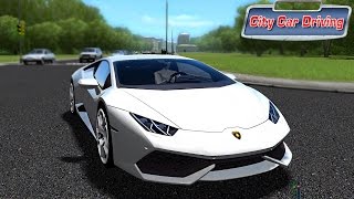 City Car Driving - Lamborghini Huracan screenshot 3