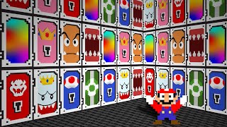 Cat Mario: Super Mario Bros. but Mario has MORE Custom Doors | Game Animation