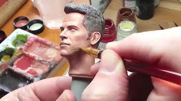 Painting a 1/6 Captain Kirk - Entire process - Part 3