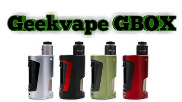 Geekvape GBOX Squonk kit 200W Review and Build