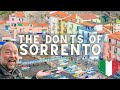 The Don Ts Of Sorrento Italy The Isle Of Capri The Don Ts Of Sorrento Italy The Isle Of Capri
