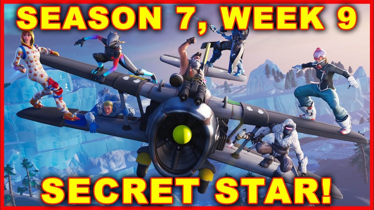 Fortnite Season 7 Week 9 Secret Star Location Youtube