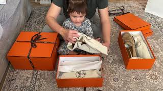 Elina 1st unboxing Birkin 🥰#birkin25 #hermesbag #hermesbirkin