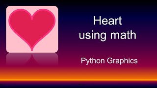 How to draw Valentine's heart in Python